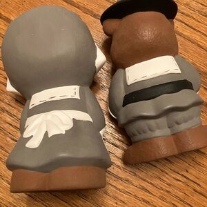 Gray and Brown Bear Figurines